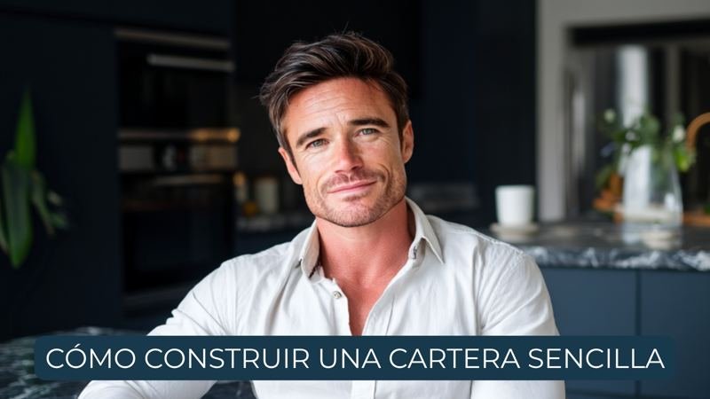 Avatar del formador financiero de Planifica Tu Dinero, generado con IA, en el vídeo «Cómo construir una cartera sencilla»